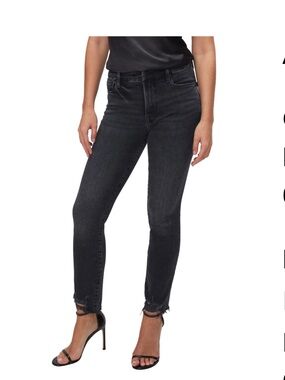 Good Classic Chewed High Waist Ankle Skinny Jeans size 8/size 29 Curvy/curve